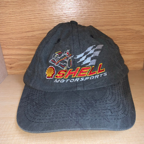 Vintage Shell Motorsports Racing Autographed Hat