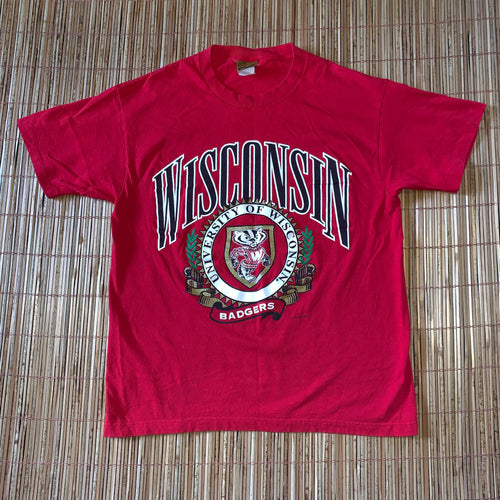 M(Fits L-See Measurements) - Vintage Wisconsin Badgers Shirt