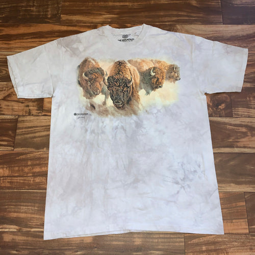 L - The Mountain Bison Herd Tie Dye Shirt