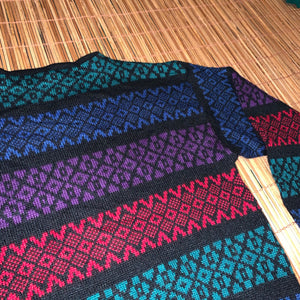 M/L - Vintage Exotic Pattern Sweater