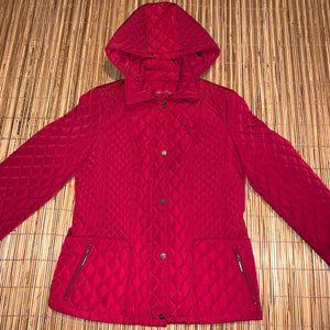 Women’s L - Calvin Klein Quilted Puffer Jacket W/ Removable Hood