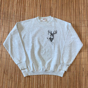 L - Vintage 1993 Buck Turkey Bow shunting Sweater