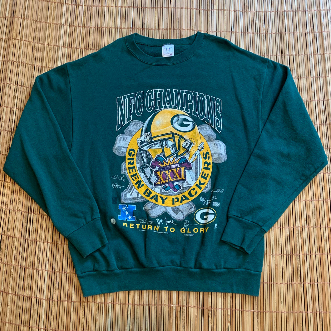 XL - Vintage Green Bay Packers Return To Glory Crewneck