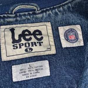 L/XL - Vintage Green Bay Packers Denim Lee Jacket