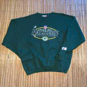 L/XL - Vintage Green Bay Packers Crewneck