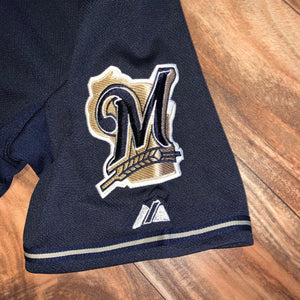L/XL(48) - Milwaukee Brewers Casey McGehee Stitched 40th Anniversary Jersey