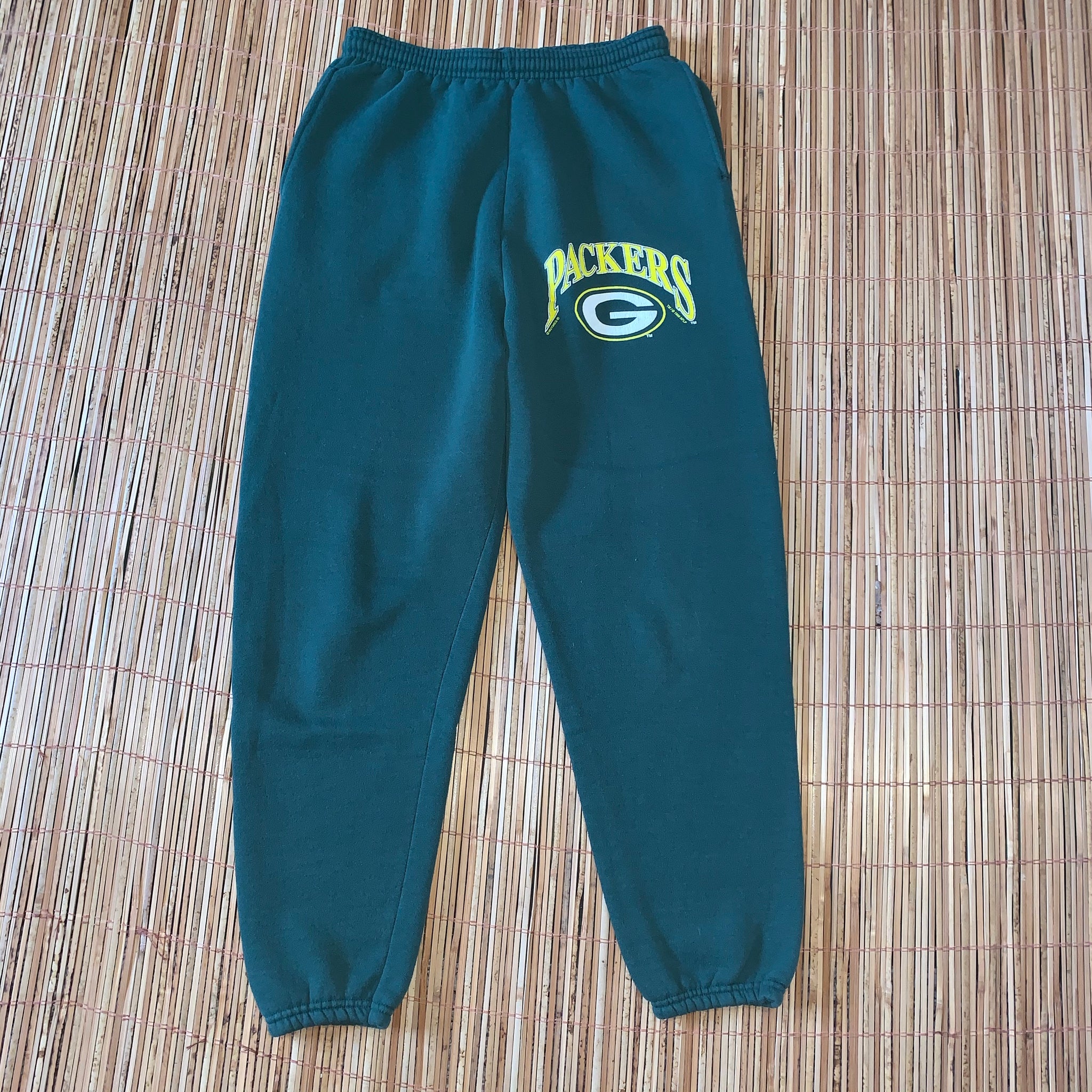 Green Bay Packers ZUBAZ Yellow Green White Vintage Zebra Logo