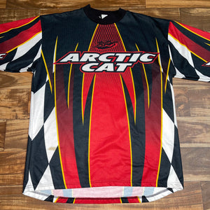 XL - Vintage Arctic Cat Snowmobile Jersey Shirt