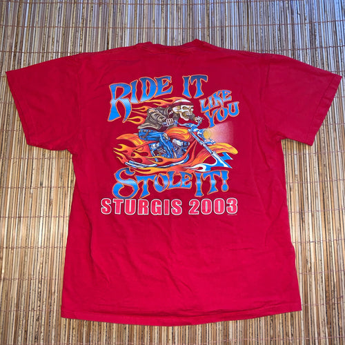L - Sturgis 2003 Ride It Like You Stole It Shirt