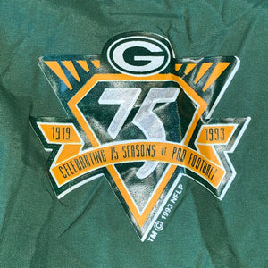 L - Vintage Green Bay Packers 75th Anniversary Jacket