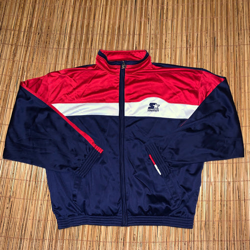 XL - Vintage Olympic Theme Starter Zip Sweater