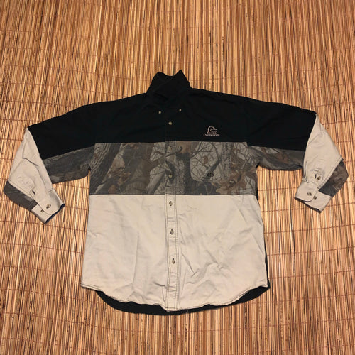 L/XL - Ducks Unlimited Roper Gear Hunting Shirt