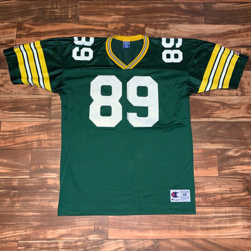 Size 48 - Vintage Green Bay Packers Mark Chmura Champion Jersey