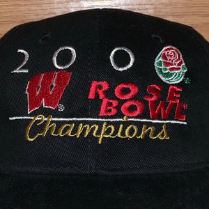 Vintage Wisconsin Badgers Rose Bowl Hat NEW