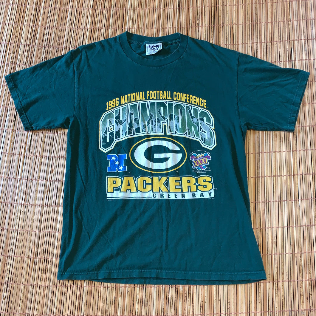 L - Vintage 90s Packers NFC Champs Shirt