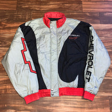 Load image into Gallery viewer, XL - Vintage Chevrolet Racing Quilted Jacket