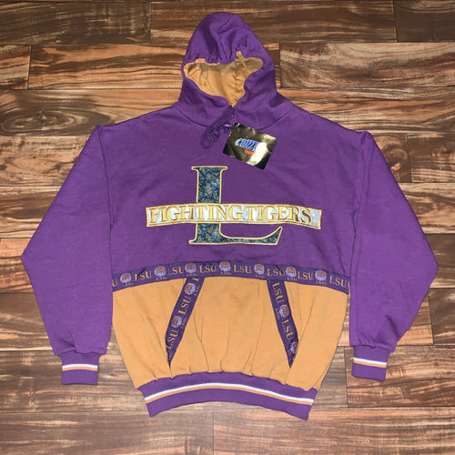 M/L - Vintage LSU Tigers RARE Floral Hoodie NWT