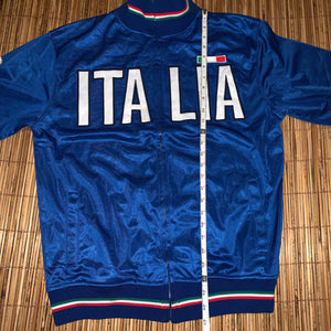 XXL (See Measurements) - Italia 2-Sided Spellout Track Jacket