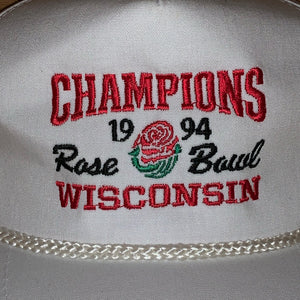 Vintage 1994 Wisconsin Badgers Rose Bowl Hat