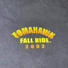 Load image into Gallery viewer, M - Vintage 2002 Harley Davidson Tomahawk Fall Ride Flames Shirt