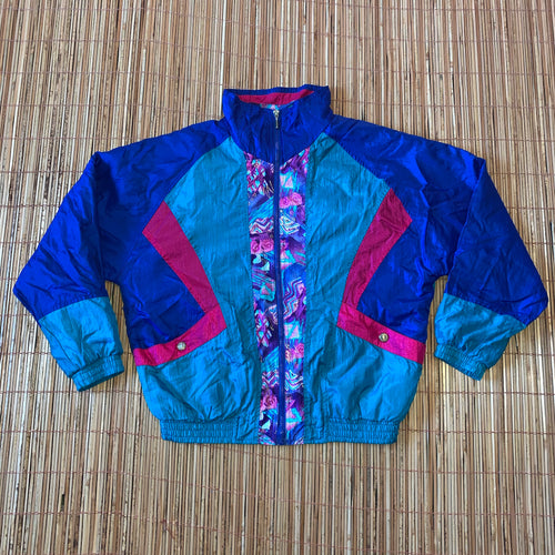 M(Wide) - Vintage Floral Crazy Windbreaker