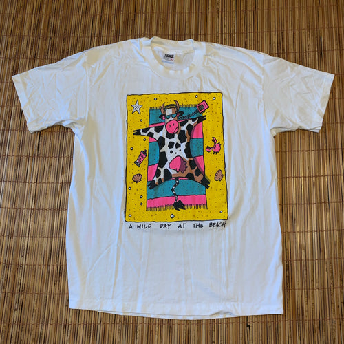 XL - Vintage 90s Wild Day At The Beach Shirt
