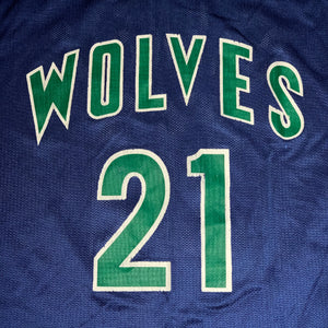 Size 44 - Vintage Kevin Garnett Timberwolves Champion Jersey