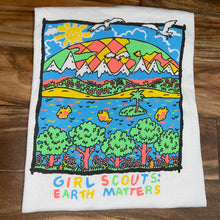 Load image into Gallery viewer, L - Vintage Girl Scouts Earth Matters Shirt