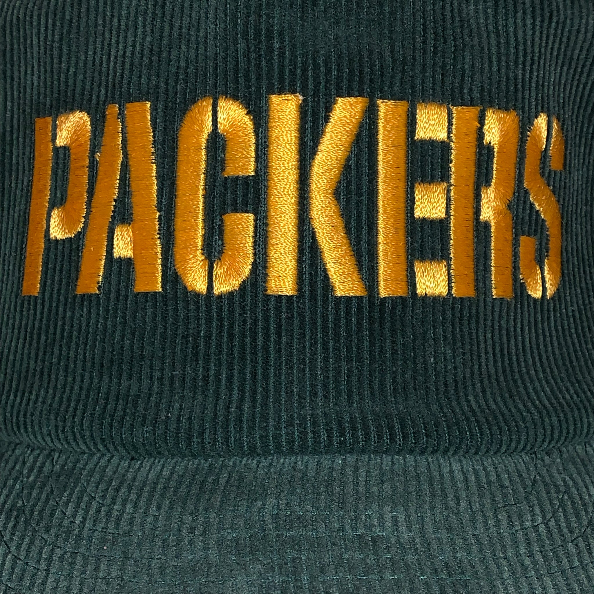 VTG Youngan Green Bay Packers Corduroy Adjustable Zipperback 