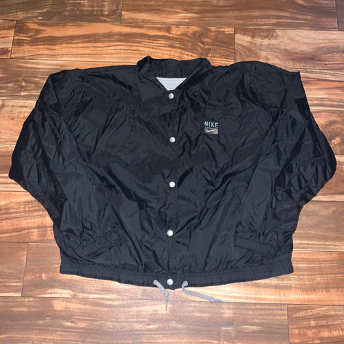 Youth XL - Vintage 90s Lined Nike Button Jacket