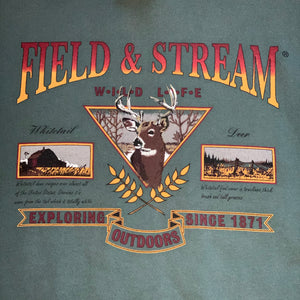 L/XL - Vintage Field & Stream Deer Crewneck