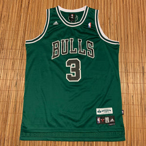 XLL - Ben Wallace Chicago Bulls Adidas St Pattys Day Special Edition J –  Twisted Thrift