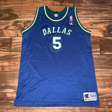 Load image into Gallery viewer, Youth XL - Vintage Dallas Mavericks Jason Kidd Champion Jersey