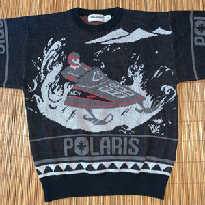 L - Vintage All Over Print Polaris Sweater