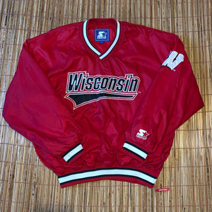 L - Vintage Wisconsin Badgers Starter Jacket