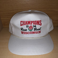 Load image into Gallery viewer, Vintage 1994 Wisconsin Badgers Rose Bowl Hat