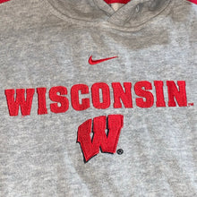 Load image into Gallery viewer, Youth L - Wisconsin Badgers Nike Center Check Hoodie