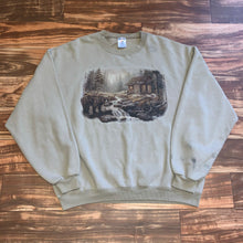 Load image into Gallery viewer, XL - Up North Cabin Brown Bear Nature Crewneck