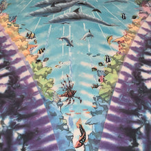Load image into Gallery viewer, XL - Vintage 1990 Liquid Blue Tie Dye Ocean Shirt
