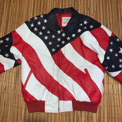 M/L - Vintage Michael Hoban Leather USA Jacket