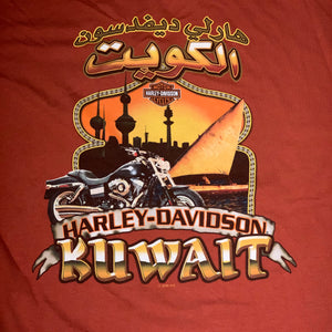 L - Harley Davidson Front Pocket Kuwait Shirt