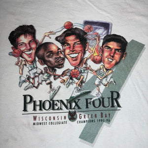 XL - Vintage UWGB Phoenix Caricature Shirt RARE