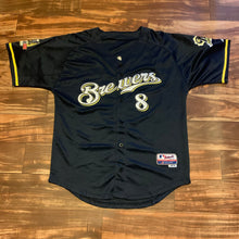 Load image into Gallery viewer, L/XL - Ryan Braun 40th Anniversary Stitched Brewers Jersey