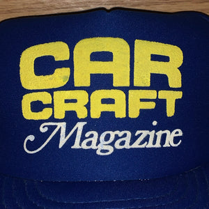 Vintage 80s Car Craft Magazine Hat