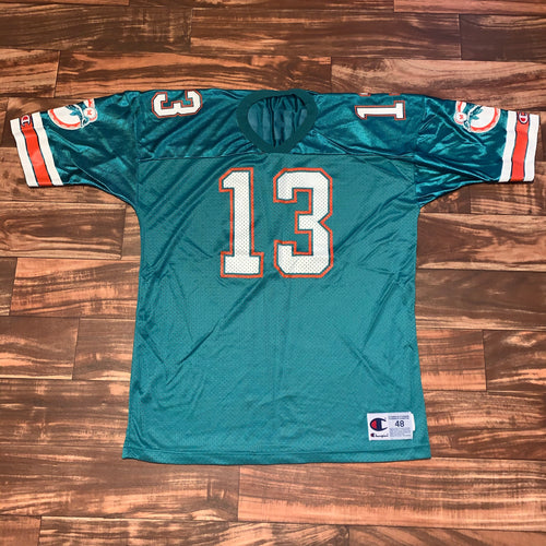 Size 48 - Vintage Miami Dolphins Dan Marino Champion Jersey