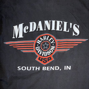M - Vintage 1990 Harley Davidson Big Logo Eagle Shirt