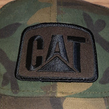 Load image into Gallery viewer, Vintage CAT Caterpillar Camo Patch Snapback
