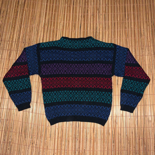M/L - Vintage Exotic Pattern Sweater