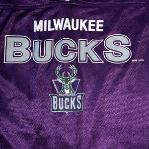 Youth L(Fits Mens M-See Measurements) - Vintage Milwaukee Bucks Jersey