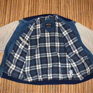 L/XL - Denim Plaid Lined Hot Rod Jacket